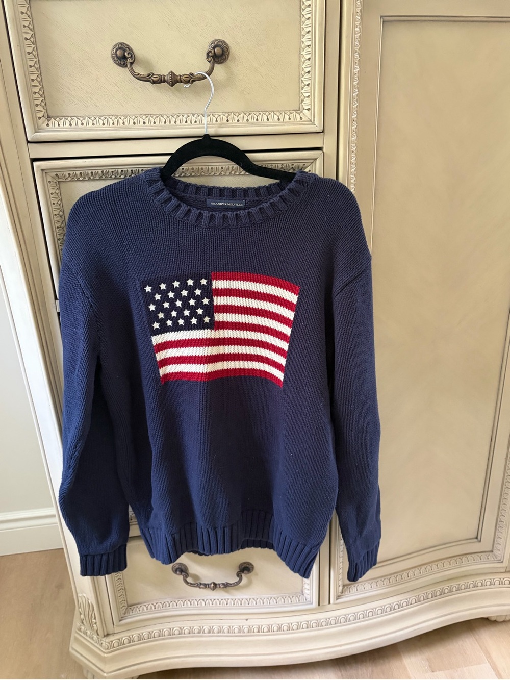 Brandy Melville american flag sweater